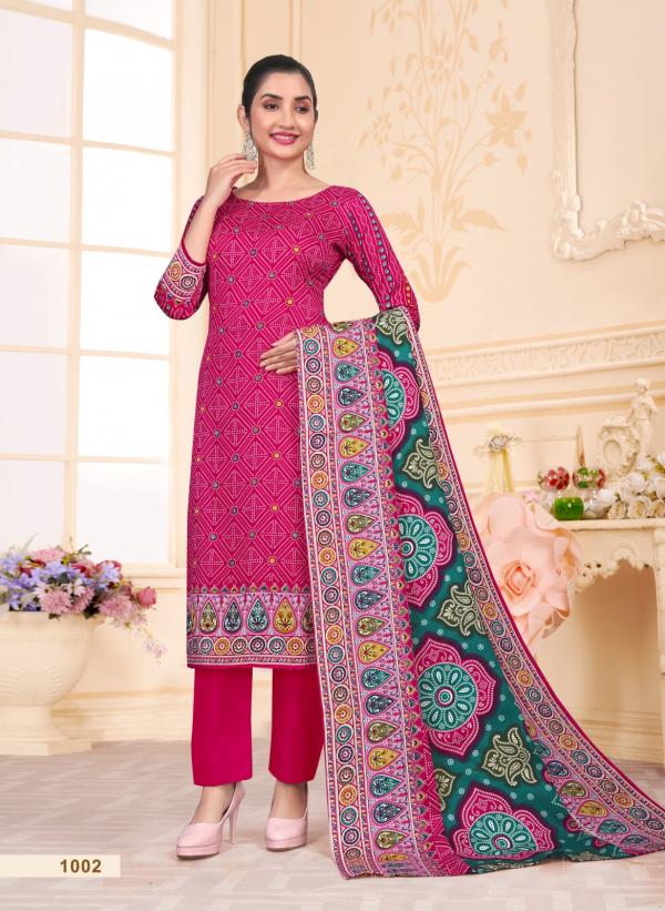 SAT Pashmina Shwal Suit Vol-18 – Dress Material